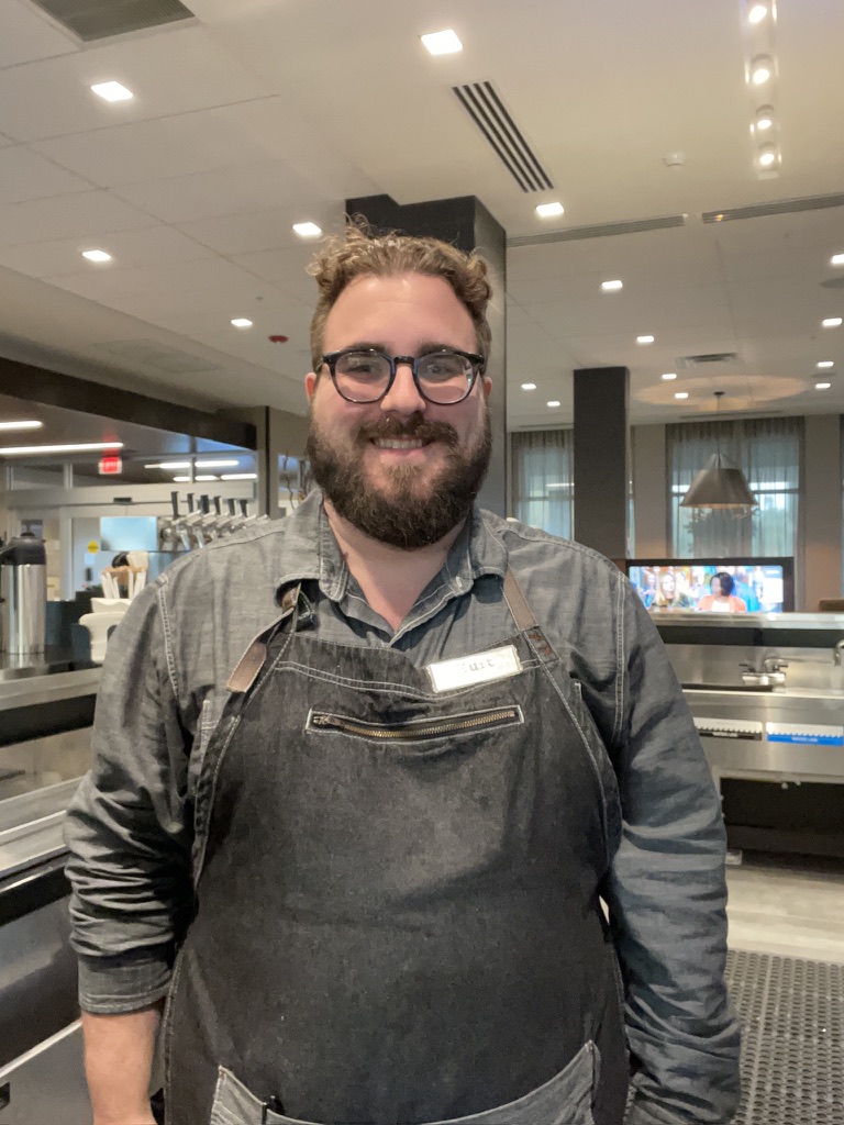 Kurt in apron at Courtyard by Marriott